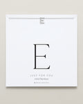 Bryan Anthonys Just For You Initial E Silver On CardBryan Anthonys Just For You Silver E Necklace On Card