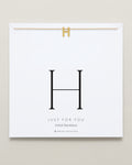 Bryan Anthonys Just For You Gold H Necklace On Card