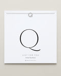Bryan Anthonys Just For You Silver Q Necklace On Card