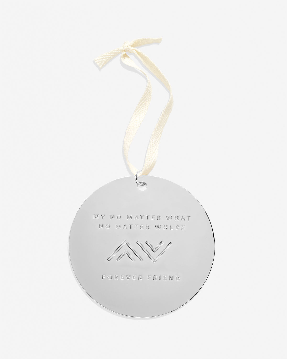 Bryan Anthonys Highs and Lows Metal Holiday Ornament in Silver