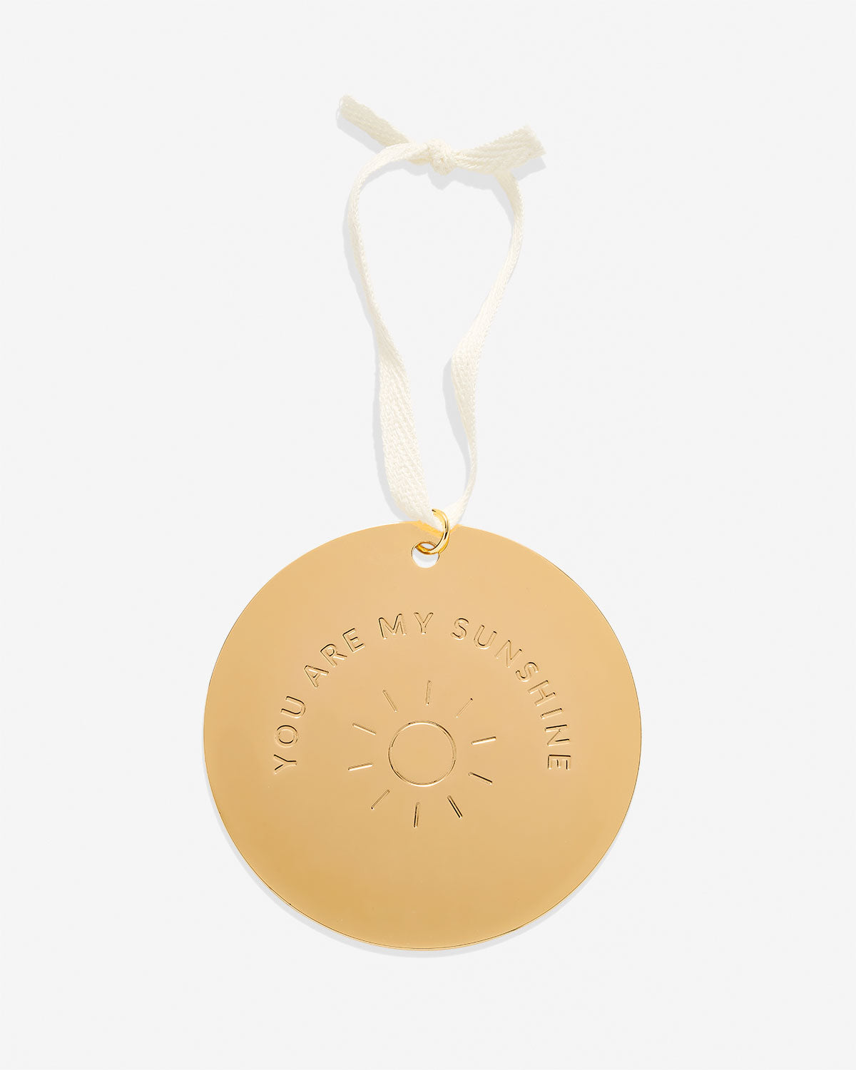 Bryan Anthonys You Are My Sunshine Metal Ornament in Gold