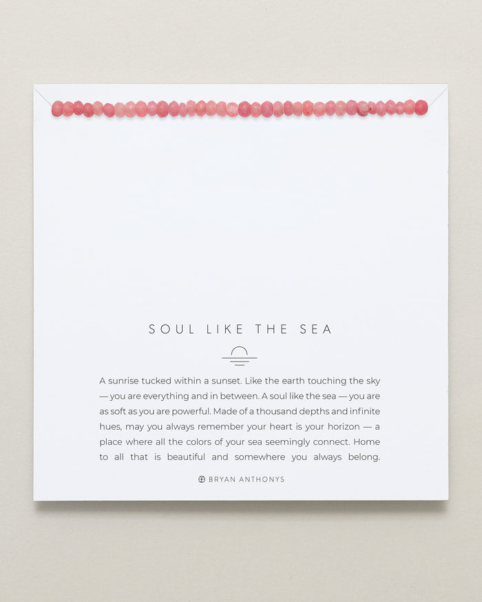 Bryan Anthonys Soul Like The Seashell Beaded Necklace On Card