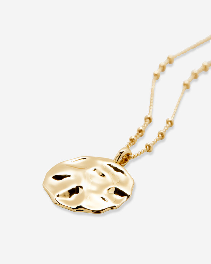 Depth Pendant Necklace in Gold