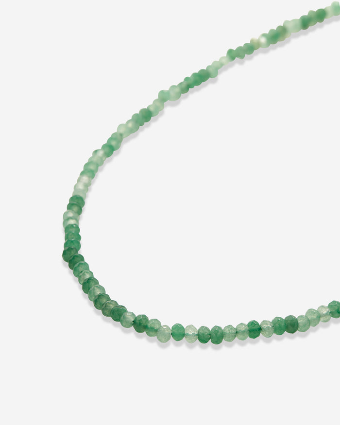 Soul Like The Sea Beaded Necklace in Seaglass- Green - Product Photography