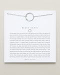 Bryan Anthonys Begin Again Silver Snake Necklace On Card