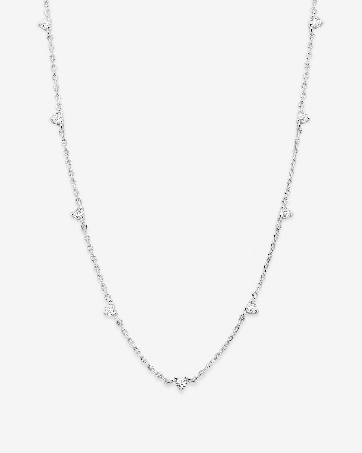 Bryan Anthonys Silver Squad Crystal Necklace