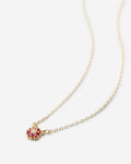 Bryan Anthonys Bloom Gold Pink Dainty Necklace Macro