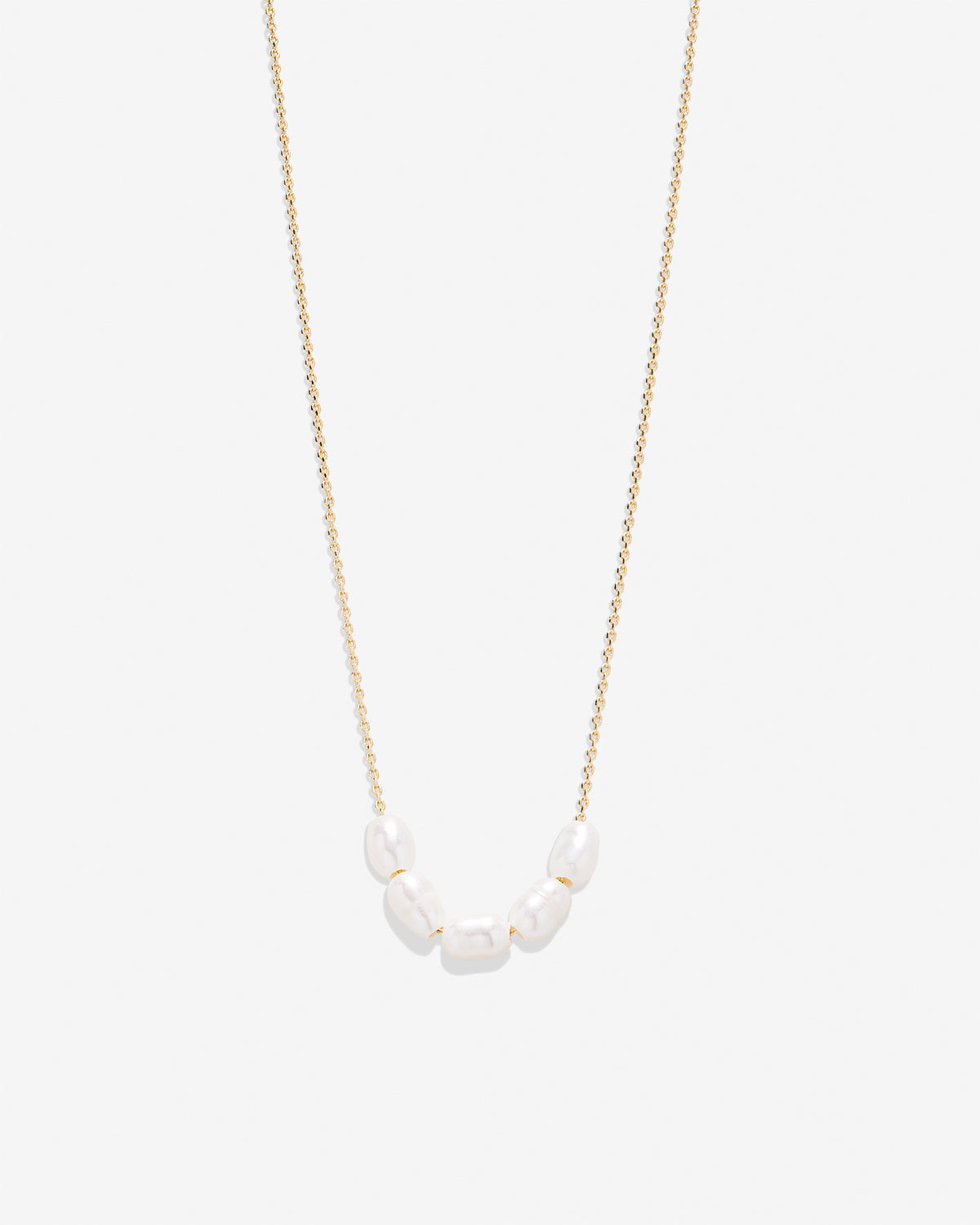Bryan Anthonys Grit Pearl Necklace in Gold