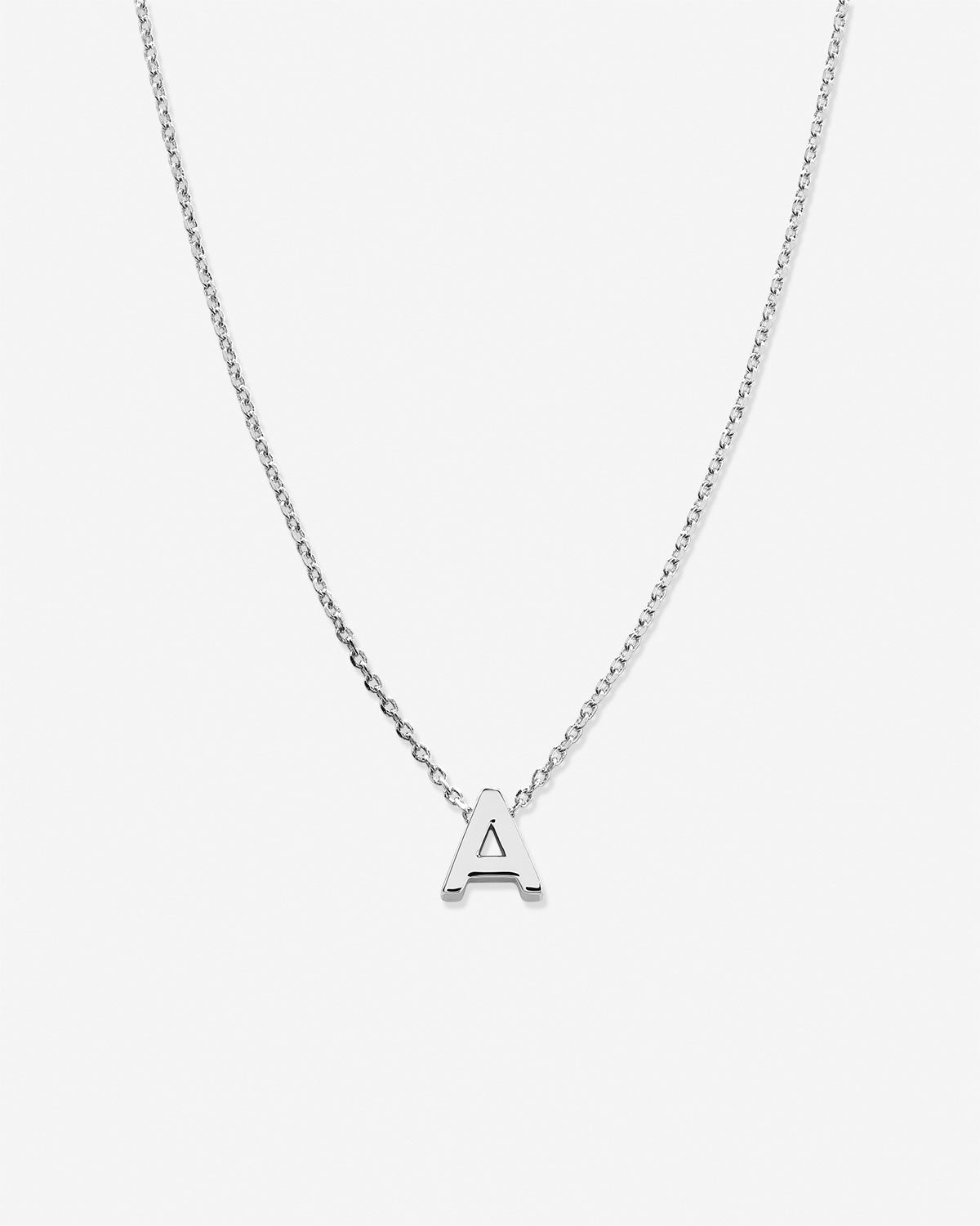 Bryan Anthonys Just For You Initial A Silver Bryan Anthonys Just For You Silver A Necklace