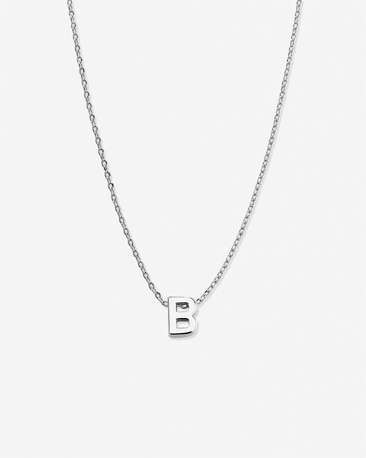 Initial B Necklace Adjustable 41-46cm/16-18' in 18k Gold Vermeil on  Sterling Silver | Jewellery by Monica Vinader