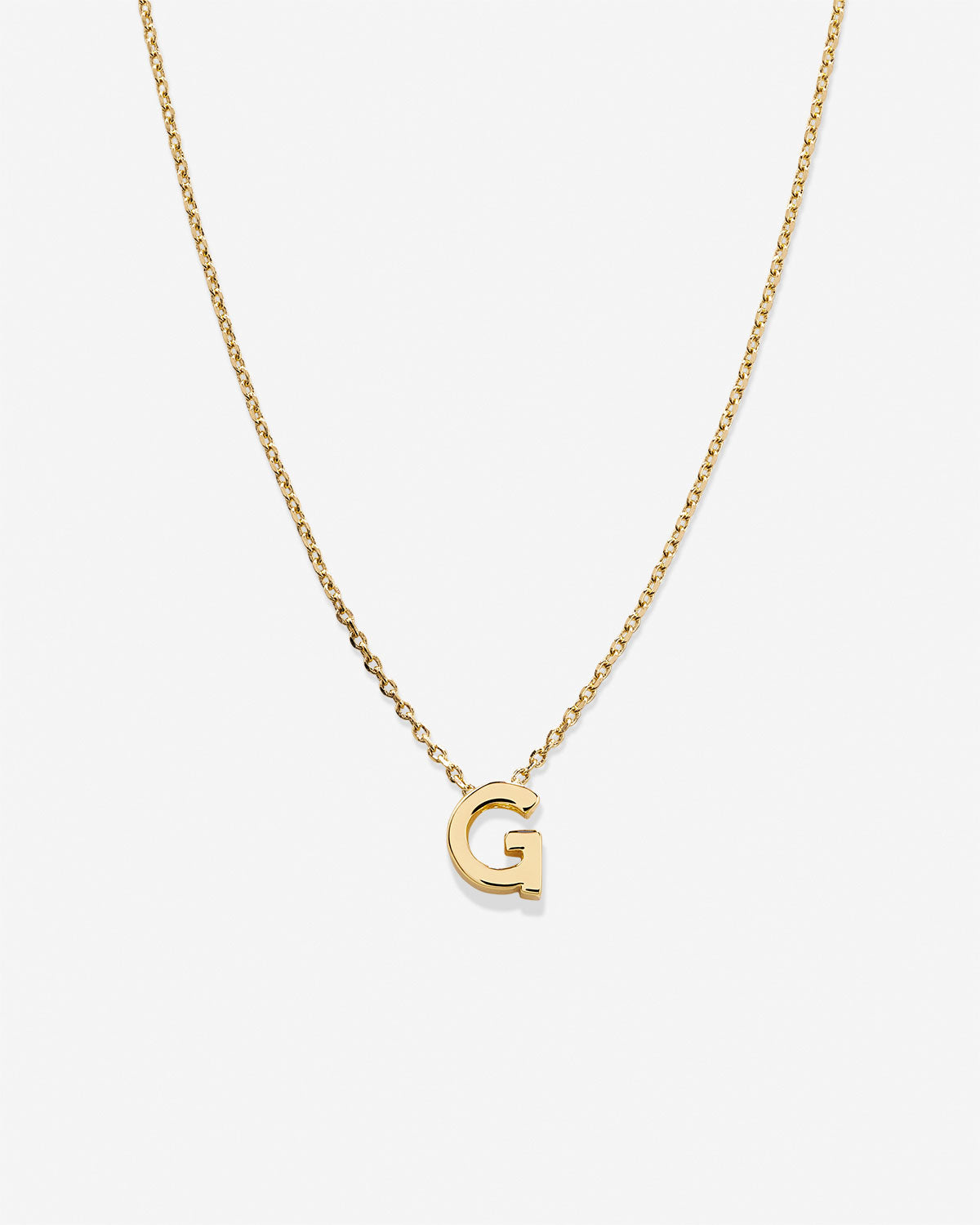 Buy Initial G Sterling Silver Pendant Necklace, Silver Initial G, Silver Letter  G, Initial Letter G Pendant. Online in India - Etsy