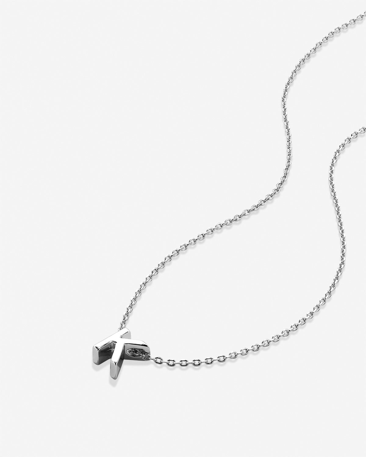 Letter K Pendant Necklace in Silver | Kendra Scott