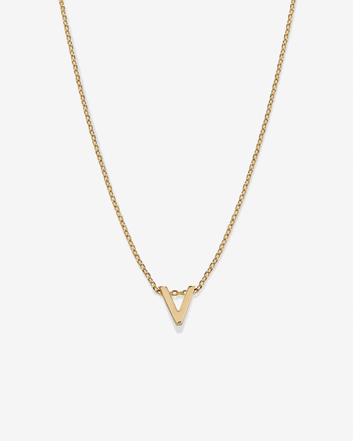 Diamond Initial Necklace - 18 Karat Gold – MOSUO