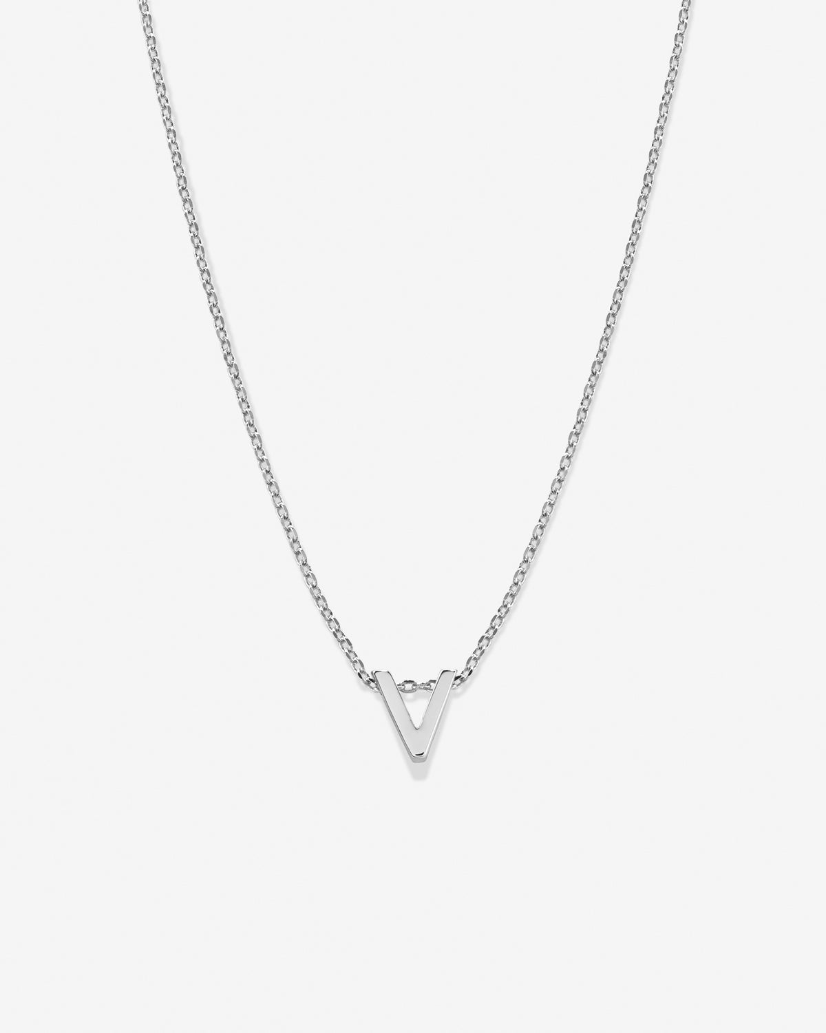Bryan Anthonys Just For You Silver V Necklace
