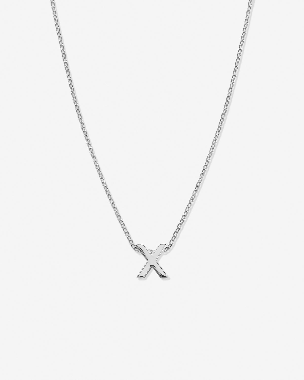 Bryan Anthonys Just For You Silver X Necklace 
