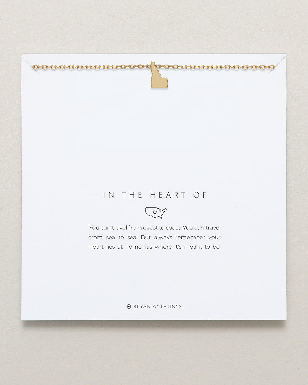 In The Heart Of Necklace — Idaho carded