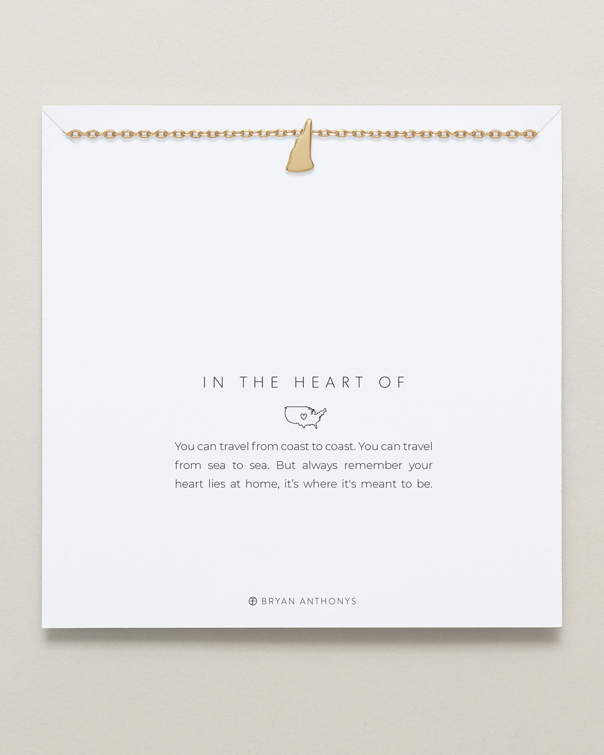 In The Heart Of Necklace — New Hampshire carded