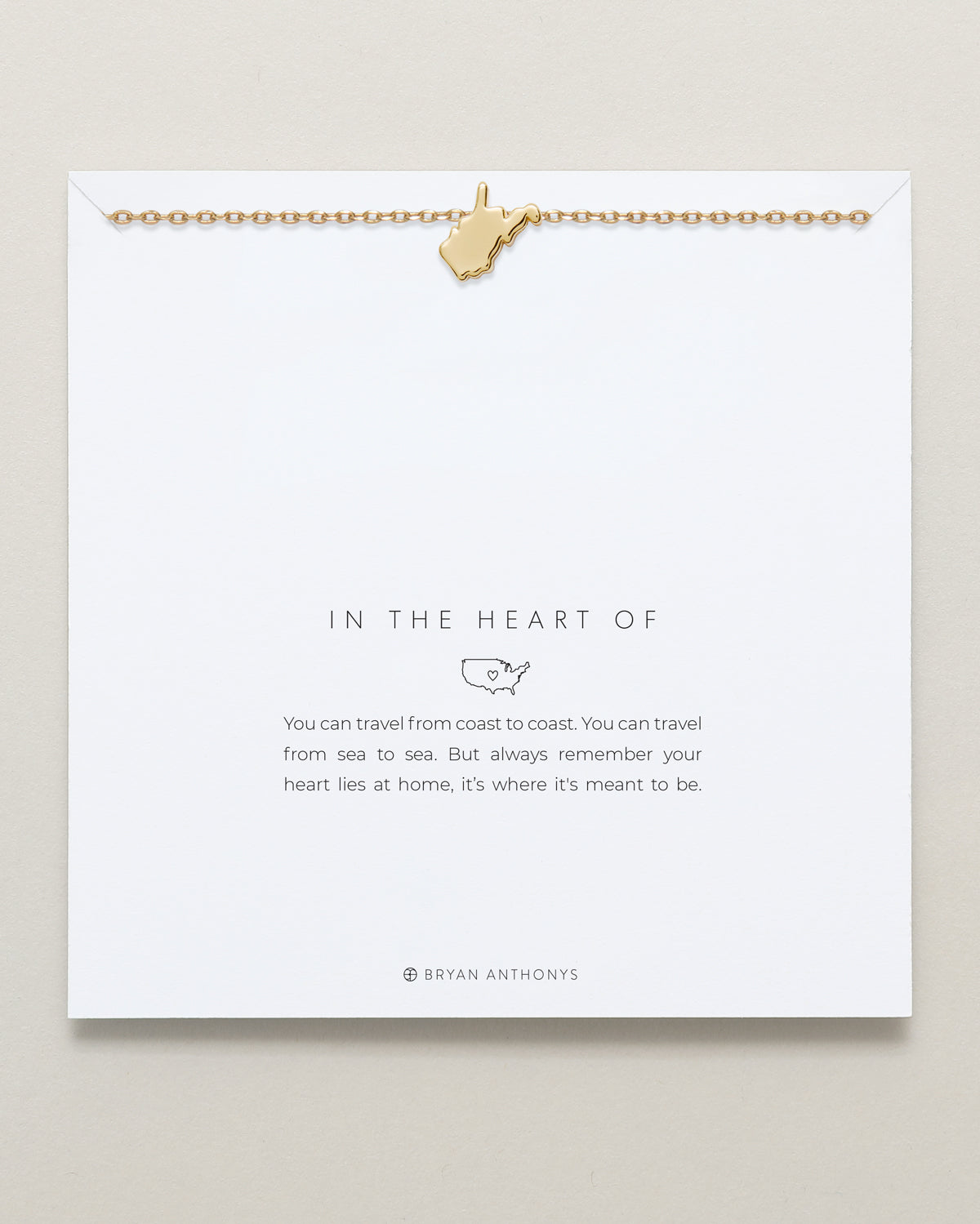 In The Heart Of Necklace — West Virginia carded