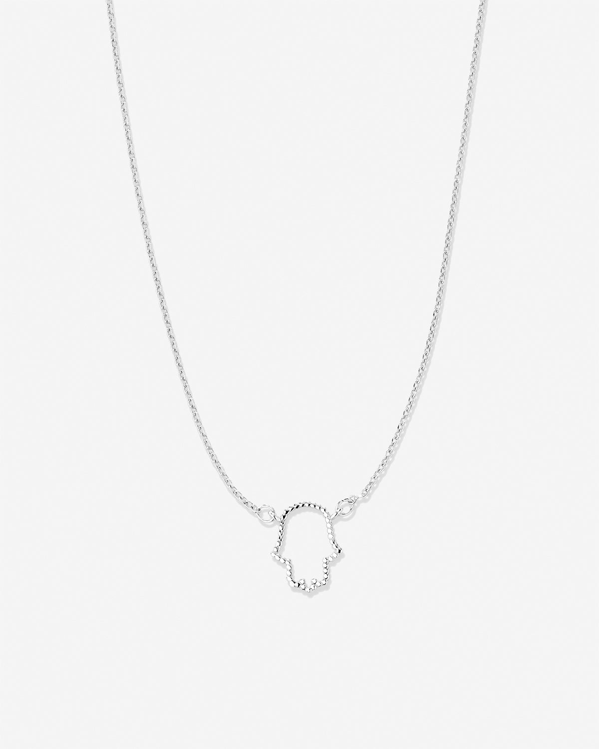 Bryan Anthonys Just For Luck Collection Hamsa Necklace Silver