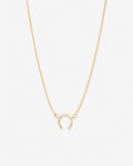 Bryan Anthonys Just For Luck Collection Wishbone Necklace Gold