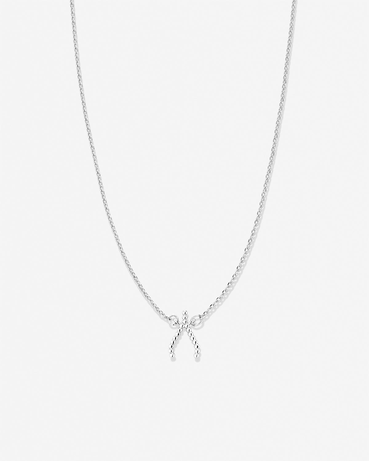 Buy PANDORA Timeless Silver Cz Heart & Wishbone Necklace - Nocolor At 47%  Off | Editorialist