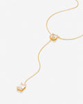Bryan Anthonys Radiance Collection Emerald Cut Lariat Necklace Gold