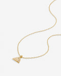 Bryan Anthonys Move Mountains Icon Necklace Gold with Crystals