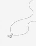 Bryan Anthonys Move Mountains Icon Necklace Silver with Crystals