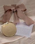 Bryan Anthonys Family Holiday Metal Ornament in Gold with Meaning Card