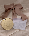 Bryan Anthonys My Anchor Metal Holiday Ornament in Gold with Meaning Card