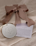 Bryan Anthonys My Anchor Metal Holiday Ornament in Silver with Meaning Card
