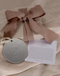 Bryan Anthonys No Fine Print Metal Holiday Ornament in Silver with Meaning Card
