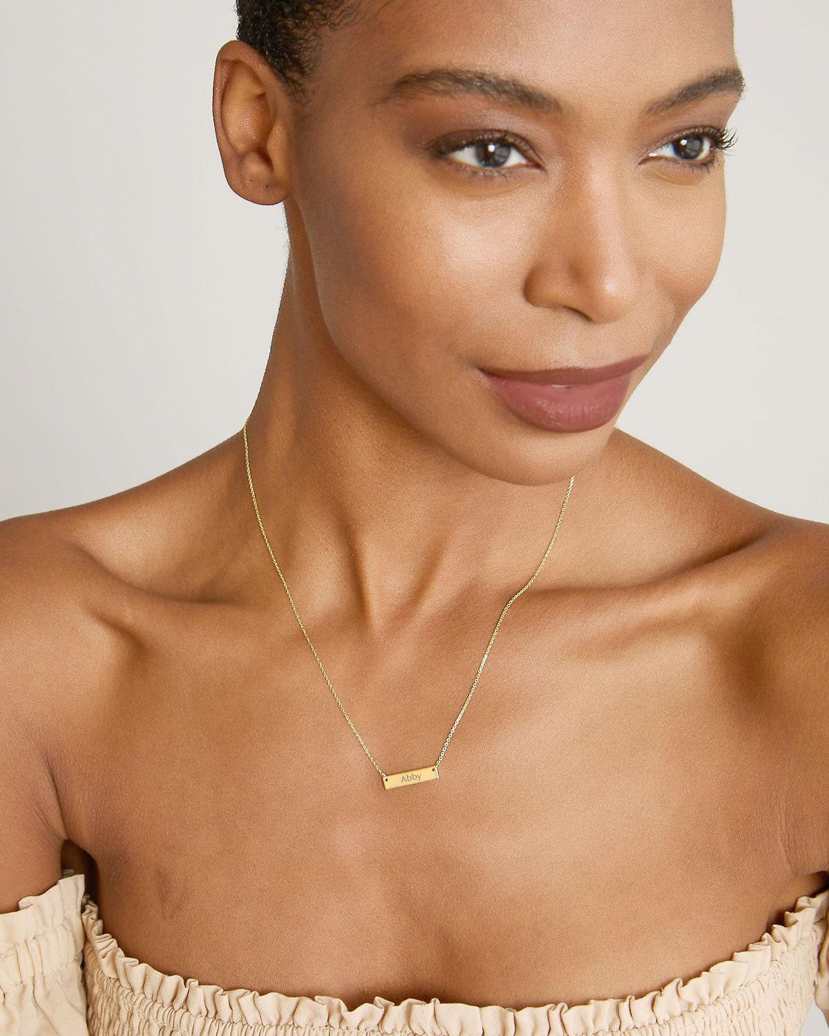 Mom Bar Demi Fine Engravable Necklace Bryan Anthonys