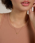 Bryan Anthonys Always In My Heart Gold Icon Necklace On Model