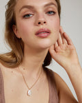 Bryan Anthonys Grit Pendant Necklace Gold On Model
