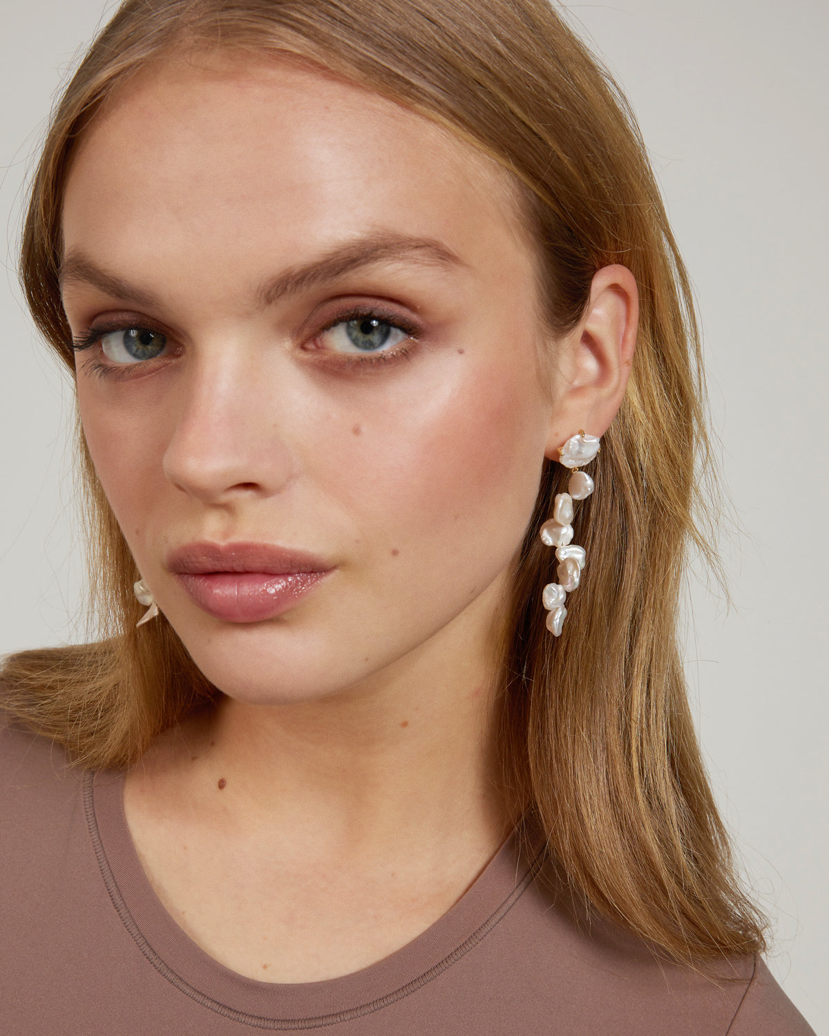  Bryan Anthonys Grit Gold Statement Earrings On Model