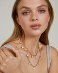  Bryan Anthonys Grit Paperclip Gold Chain Necklace On Model