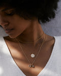 Bryan Anthonys Better Together Necklace Gold with Crystal Necklace On Model