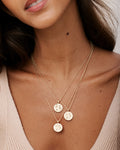 Bryan Anthonys Gold Cancer Zodiac Necklace On Model
