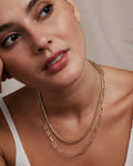 Bryan Anthonys Layers of You Gold Renewed Wheat Chain Necklace On Model