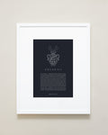 Bryan Anthonys Home Decor Aquarius Zodiac Symbol Framed Graphic Print White Frame 16x20