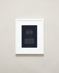 Bryan Anthonys Home Decor Cancer Zodiac Symbol Framed Graphic Print White Frame 11x14