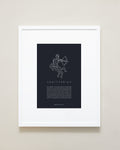 Bryan Anthonys Home Decor Sagittarius Zodiac Symbol Framed Graphic Print White Frame 16x20