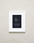 Bryan Anthonys Home Decor Virgo Zodiac Symbol Framed Graphic Print White Frame 11x14