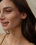 Bryan Anthonys All In Gold Stud Earring On Model