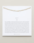  Bryan Anthonys Grit Pearl Seed Anklet On Card