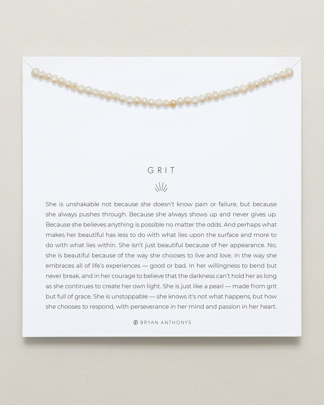 Grit Seed Pearl Anklet main image 0