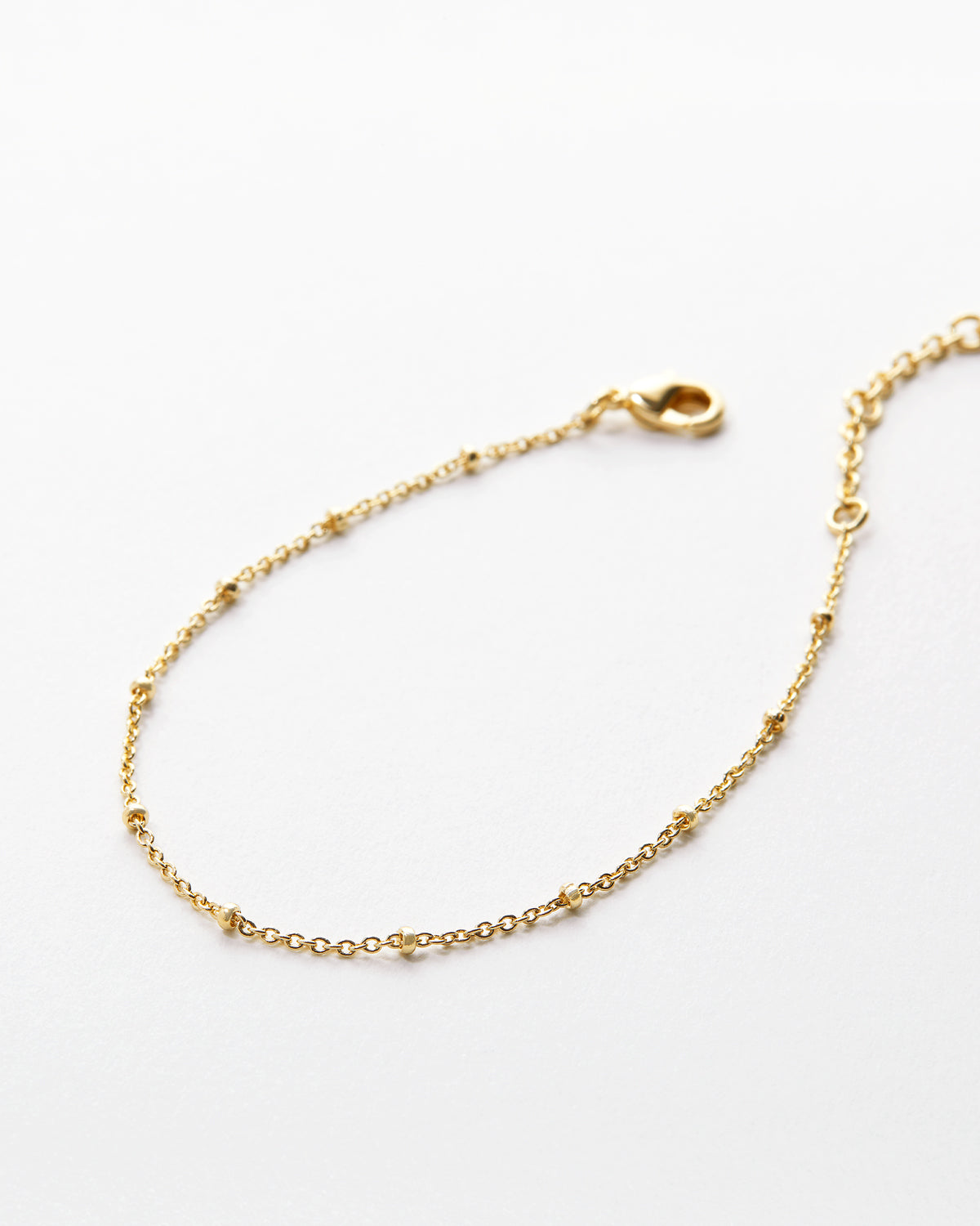 Bryan Anthonys Layers of You Milestone Gold Satellite Chain Anklet On Macro