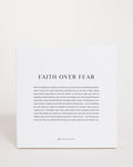Bryan Anthonys Home Decor Faith Over Fear Modern Mini Canvas 6x6 Front View