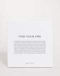 Bryan Anthonys Home Decor Find Your Fire Modern Mini Canvas 6x6 Front View